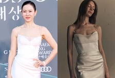 손예진, 가슴에 '시스루' 포인트…560만원대 드레스 '완벽 소화'
