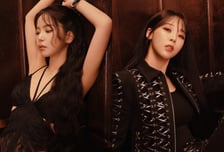 마마무 솔라·문별, 올블랙 카리스마로 월드투어 예열