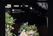 '중식여신' 박은영, 함박웃음 결혼식..."의사 남편, 진짜 하석진 닮았다" 인증