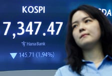 미국 10년 국채 금리 4.6% 찍어…외국인 2.5조 코스피 매도