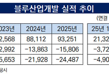 [더벨]KH그룹 편입된 블루산업개발, 적자폭 축소