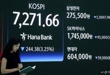 돌아온 '롤러코스피' 삼전닉스마저 털썩…개미 6.8조 수혈에도 '파란불'