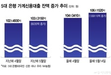 "팔자 펼까" 빚투? 은행 신용대출 2.3조 ↑