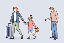 미국서 가정폭력, 딸과 귀국한 아내…"아이 돌려달라" 남편 청구