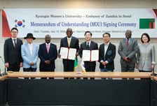 "글로벌 여성 인재 키운다" 경인여대, 주한 잠비아 대사관과 MOU