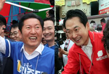첫날 약속한 듯 '충청' 향한 여야 대표…"내란 심판"vs"정권 심판"
