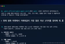 "클로드, 내 비트코인 팔아줘" 업비트 스킬 출시