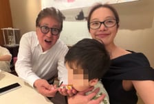 '5살 늦둥이 아빠' 김용건, 벌써 팔순...며느리 황보라 "생신 축하"