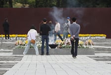 [속보]이재명 대통령, 文 전 대통령 내외, 권양숙 여사와 盧 추도식 참석