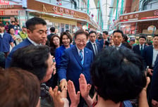 "YS 해양강국 꿈, 동남권서 실현" 李대통령, 연이틀 PK 민생 행보