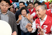 박근혜 등장에 불안한 한동훈? 북갑 보수 표 찢어질까
