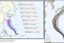 북상 중인 태풍 '장미', 한반도는 영향권 밖…"오키나와 향할 듯"