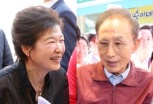MB·박근혜 등판 "국힘, 지지해 달라"…민주 "감옥 갔다 온 분들이"