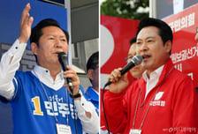 지방선거 D-2 막판 총력전…정청래 '중원' 공략, 장동혁 '험지' 지원