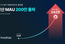 화해 글로벌 MAU 800%↑…해외 이용자가 국내 첫 추월