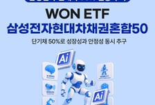 우리운용, 삼전·현대차 25%씩 담은 채권혼합 ETF 출시