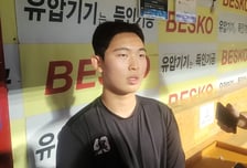 최강야구서 이택근 돌려세운 '김서현 동기' 신영우, 156km 광속구로 '구자욱-최형우-디아즈' 잠재웠다