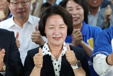 경기지사 선거, 추미애 '당선 확실'…첫 여성 광역단체장 새역사