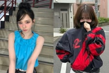 카리나, 1년 전엔 빨간 옷·올해는 파란 옷…"정치적 해석 반대"