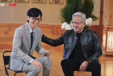 유재석 만난 젠슨 황, 춤까지 췄다..."어제 못 간 노래방, 유퀴즈로"