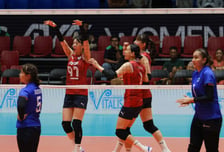 '강소휘 14점' 차상현호 여자배구, 우즈베키스탄에 3-0 셧아웃 완승... AVC컵 2연승 '선두 질주'