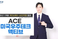 "스페이스X IPO 참여해 편입" ACE ETF, 개인 순매수 600억 몰려