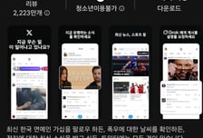 대통령도 쓰는데…X, 구글플레이서 '청소년 이용불가' 애플은 15세 유지