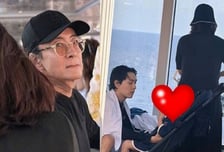 배용준, 이번엔 디즈니 크루즈 포착…박신혜·박수진 자녀 위한 여행중