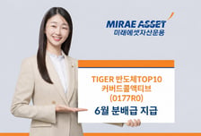 TIGER 반도체TOP10커버드콜액티브, 6월 분배금 주당 215원 지급