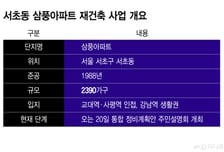 '강남 재건축 핵심' 삼풍, 통합체제 전환 속도