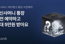 케뱅 "'무신사 제휴 통장·체크카드 예약하고 5만원 받으세요"