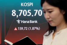 "전쟁 끝난다" 개미·외국인 함께 담는다...코스피 8700선 회복