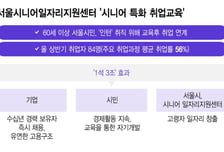 맞춤형 교육에서 일자리까지…60세 이상 서울시민, 다시 일터로 복귀