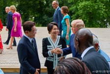[속보]"이재명 대통령, G7 만찬서 트럼프 대통령과 2시간 친밀 대화"