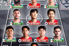'손흥민-이강인 등 韓 더 많다' 한국·멕시코 통합 베스트11 공개