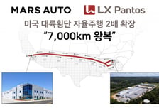 마스오토-LX판토스, 美 대륙횡단 자율주행…7000㎞ 왕복으로 달렸다