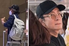 백발 묶은 배용준·긴 생머리 박수진, 추가 포착…"수수하네"