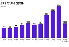 10년새 3배 법인파산…내수 부진에 재무 취약 중소기업 파산 '도미노'