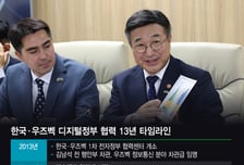 우즈벡 찾은 윤호중 행안장관…13년 키운 'K디지털정부' 꽃피웠다