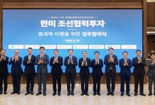 수은·조선3사 뭉쳤다…1500억달러 한미 조선협력 본격화