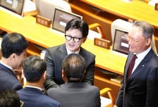 한동훈 "국힘 복당, 절차만 남아…장동혁, 홍명보가 징계하겠다는 것"