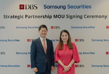 삼성증권, 싱가포르 DBS와 MOU…"글로벌 자산 관리 플랫폼 구축"