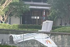 초고층 빌딩에 경비행기 충돌…베이징 당국 "조종사, 불안·불면증 앓아"