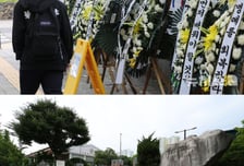 '지역 비하 논란' 배재고 교문 앞 첨예한 장외 대립, 끝내 강제 철거로 멈추어섰다