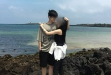 김구라 아들 그리, 여친 공개…제주서 다정한 스킨십