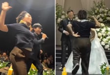 박은영 결혼식 뒤집은 '이수지 흠뻑쇼'…열정적 축하무대 '감탄'