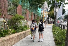 종로구, 창신초 보호구역에 안전·쉼 더한 '녹색 통학로' 조성