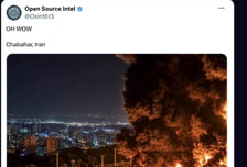 트럼프, 화염 뒤덮인 이란 영상 공개..."상선 또 공격하면 큰 보복"[영상]