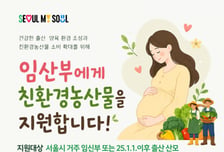 서울시, 임산부 2만9000명에 친환경농산물 연 24만원 지원