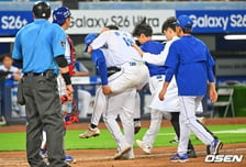 "목 못 움직일 정도" 류지혁 뇌진탕 증세, 1군 말소 없이 귀가 조처... 그런데 최지광·백정현도 아프다 [대구 현장]